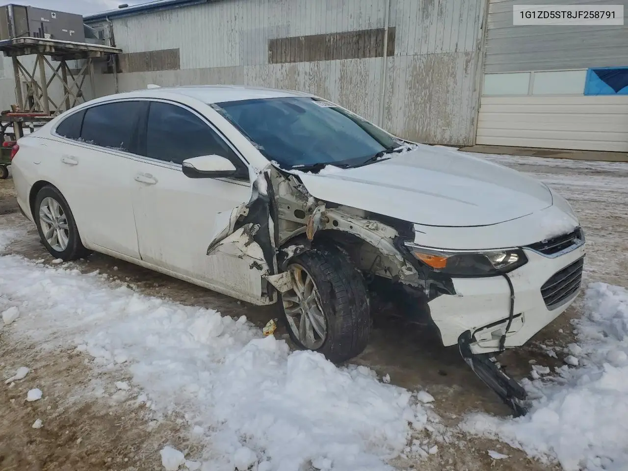 1G1ZD5ST8JF258791 2018 Chevrolet Malibu Lt