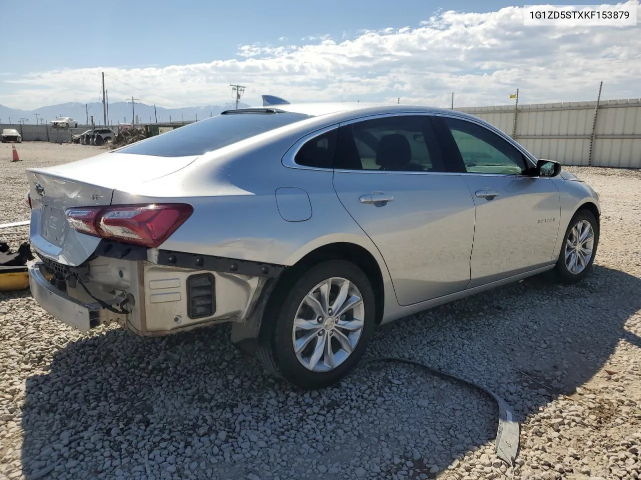 2019 Chevrolet Malibu Lt VIN: 1G1ZD5STXKF153879 Lot: 58059894