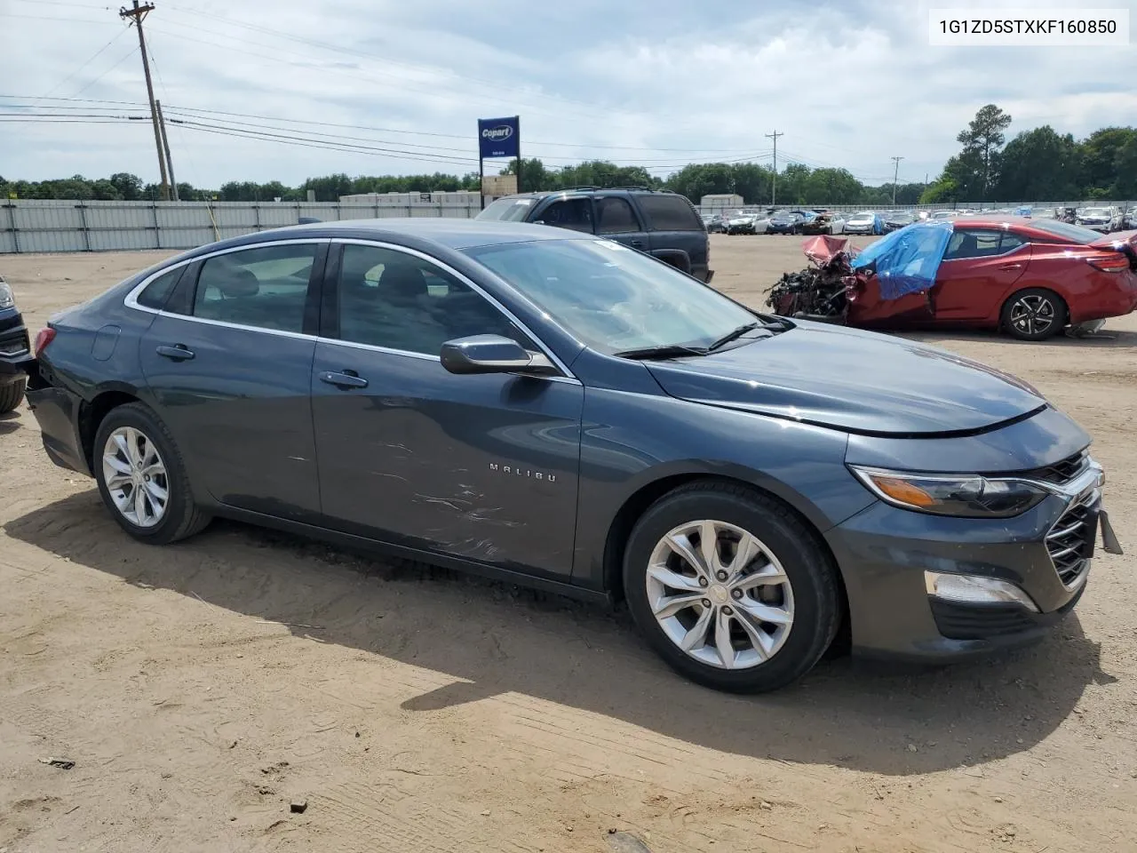 2019 Chevrolet Malibu Lt VIN: 1G1ZD5STXKF160850 Lot: 58410214