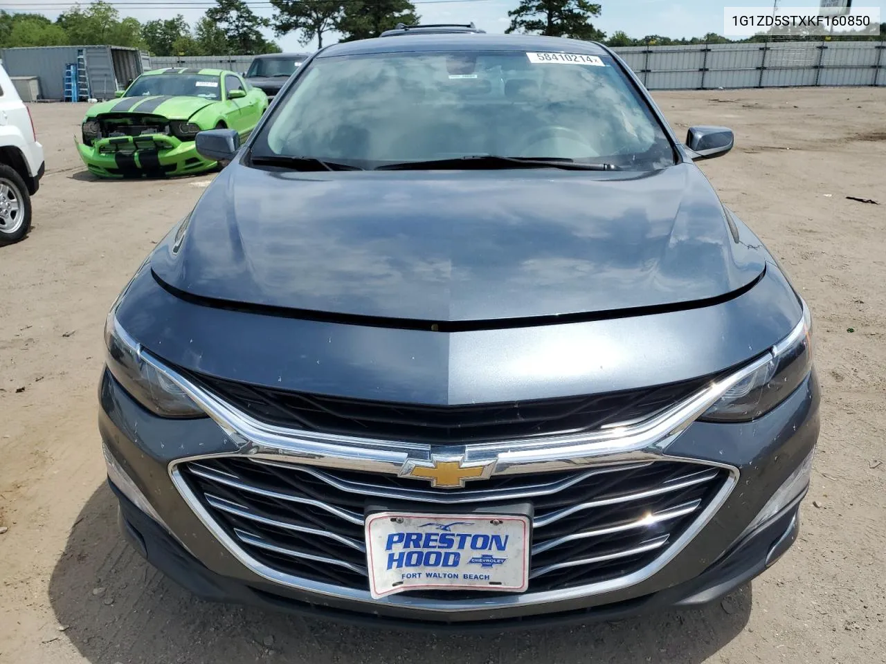 2019 Chevrolet Malibu Lt VIN: 1G1ZD5STXKF160850 Lot: 58410214