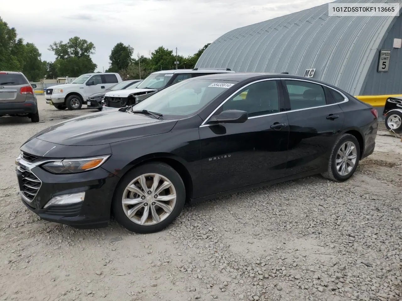 2019 Chevrolet Malibu Lt VIN: 1G1ZD5ST0KF113665 Lot: 58435614