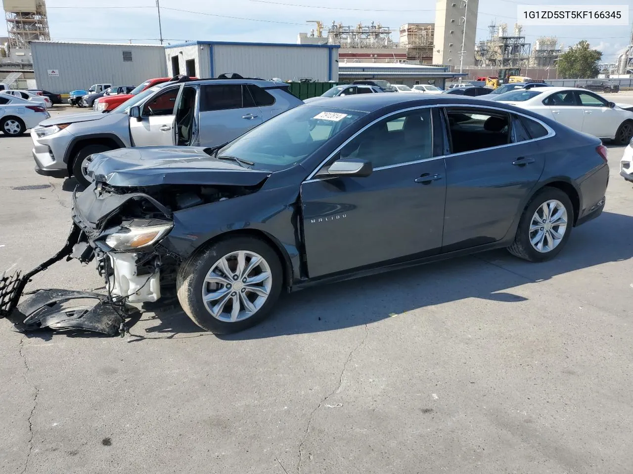 2019 Chevrolet Malibu Lt VIN: 1G1ZD5ST5KF166345 Lot: 72912814