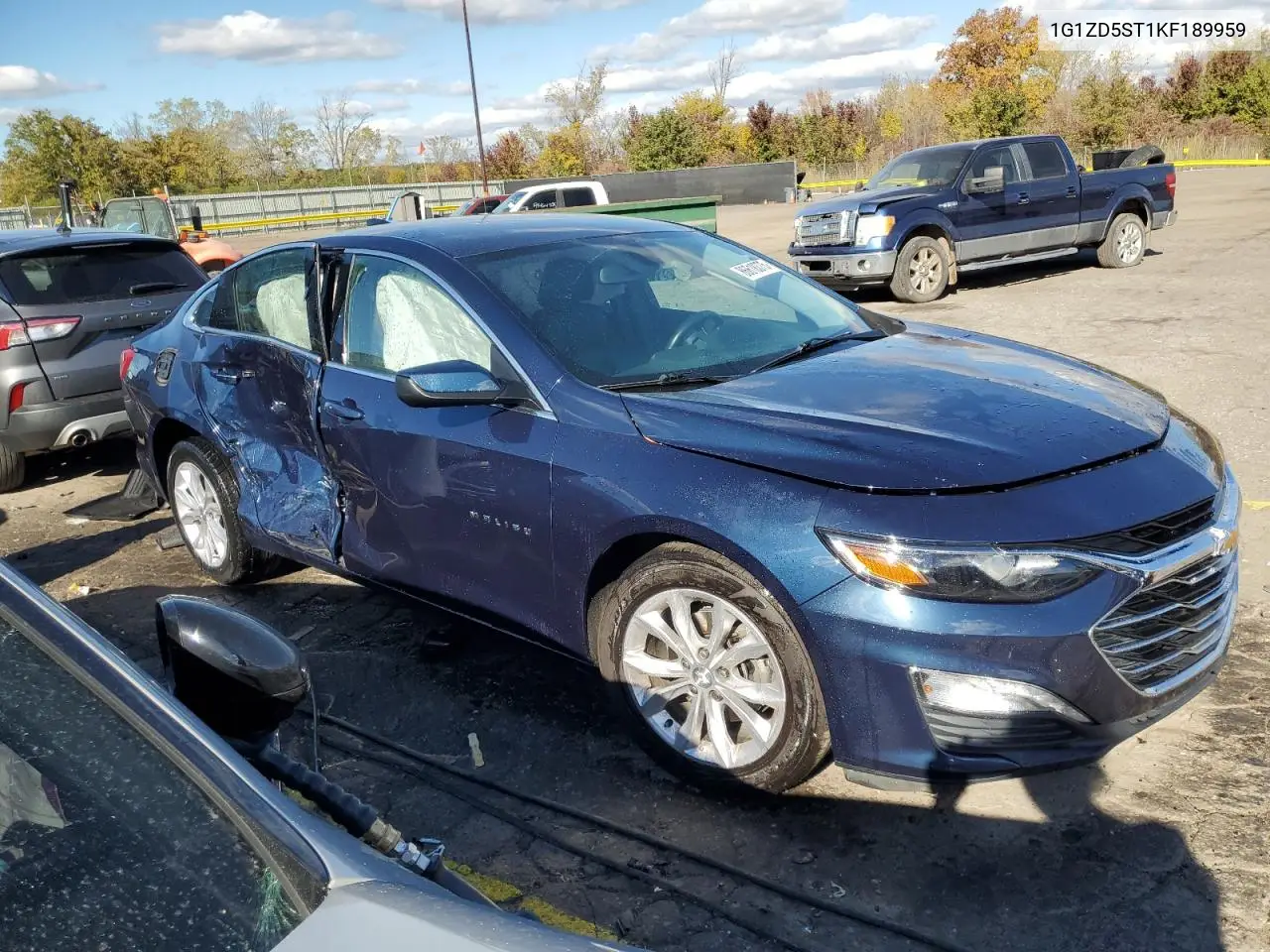1G1ZD5ST1KF189959 2019 Chevrolet Malibu Lt