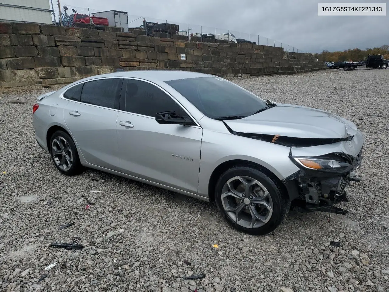 1G1ZG5ST4KF221343 2019 Chevrolet Malibu Rs