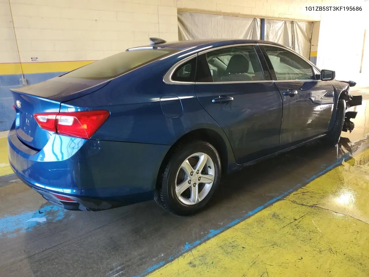 1G1ZB5ST3KF195686 2019 Chevrolet Malibu Ls