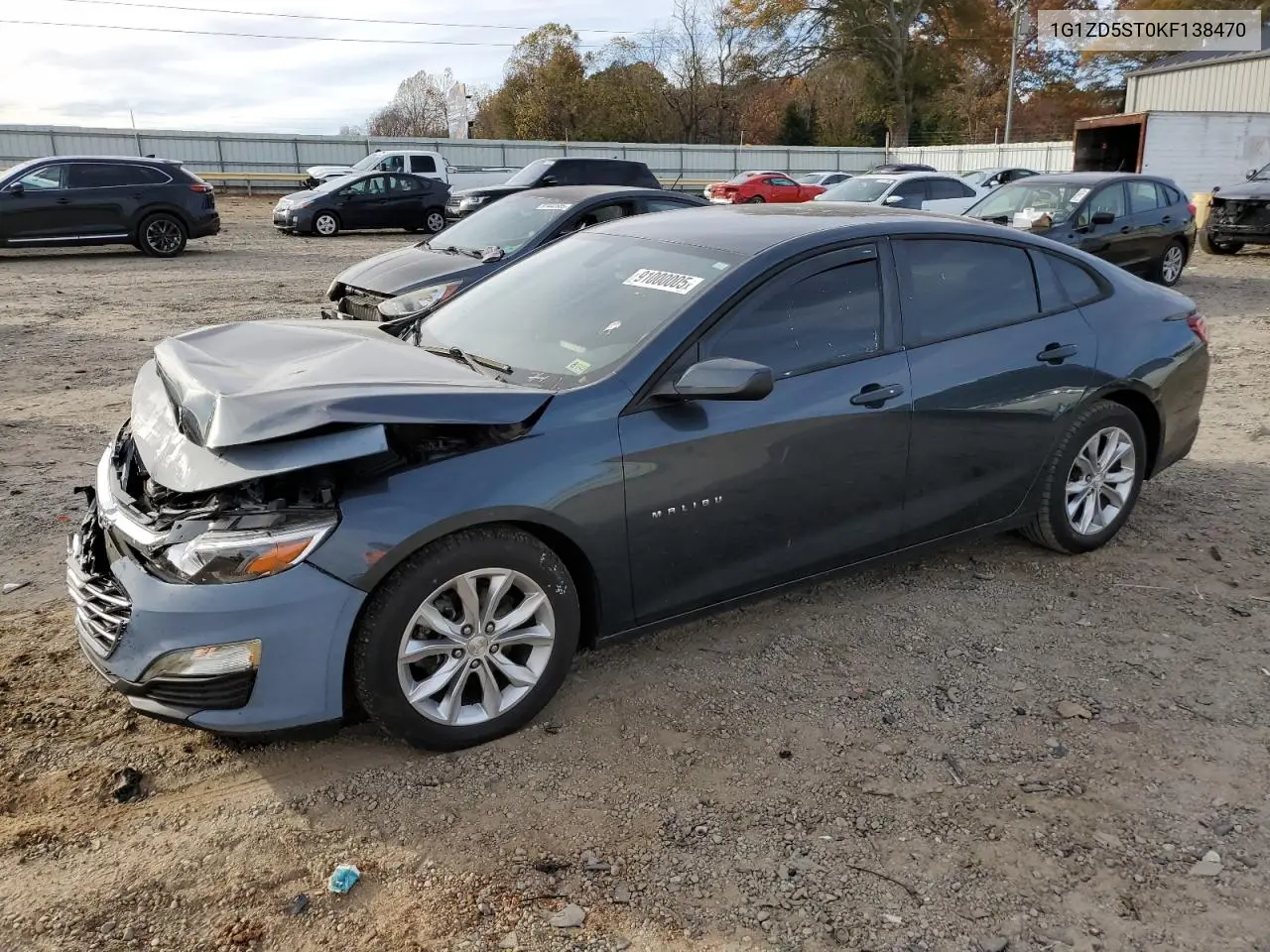 1G1ZD5ST0KF138470 2019 Chevrolet Malibu Lt
