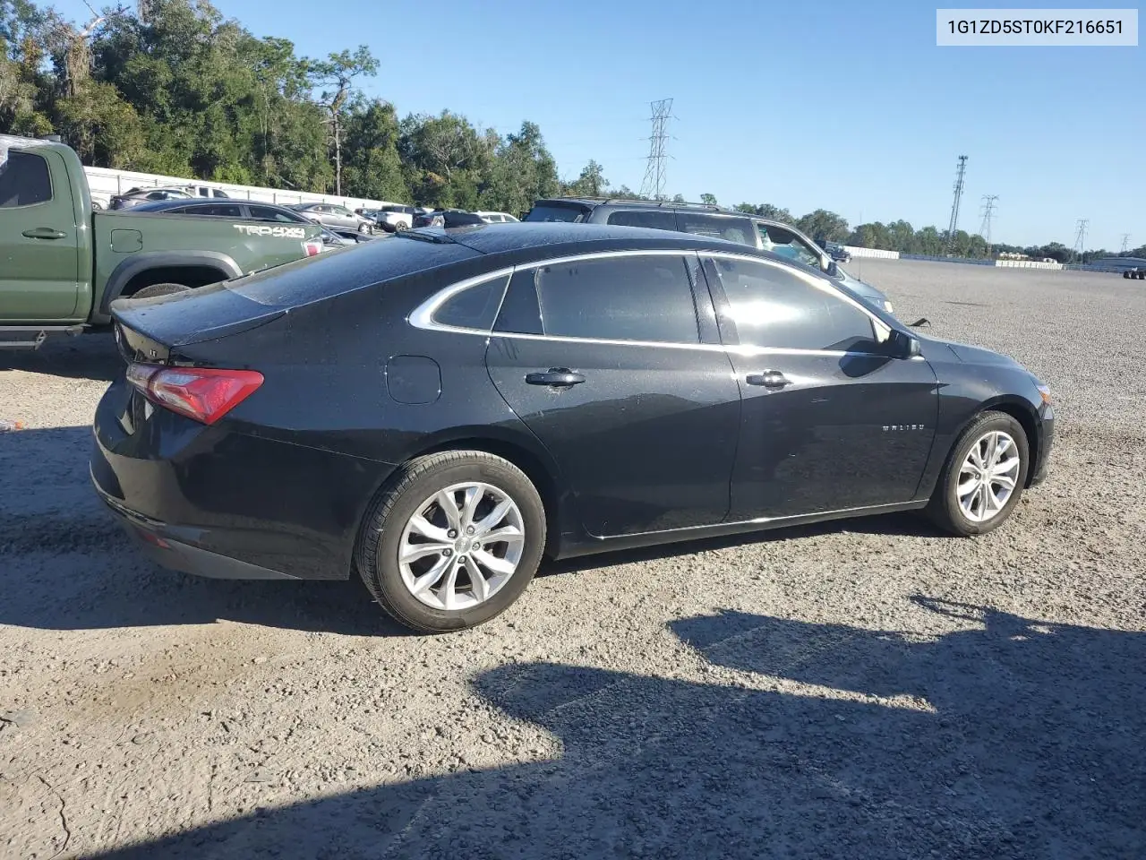 1G1ZD5ST0KF216651 2019 Chevrolet Malibu Lt