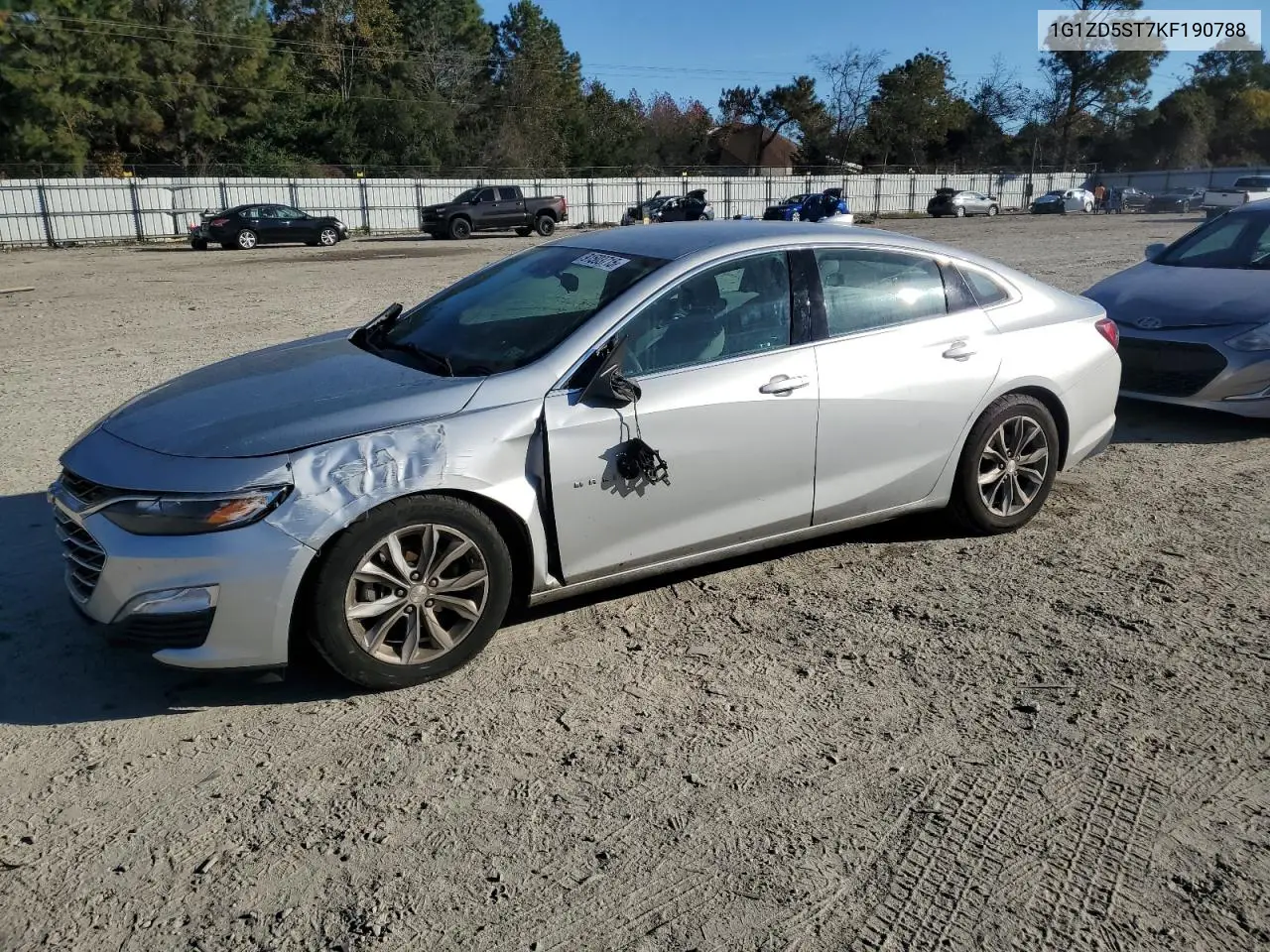 1G1ZD5ST7KF190788 2019 Chevrolet Malibu Lt