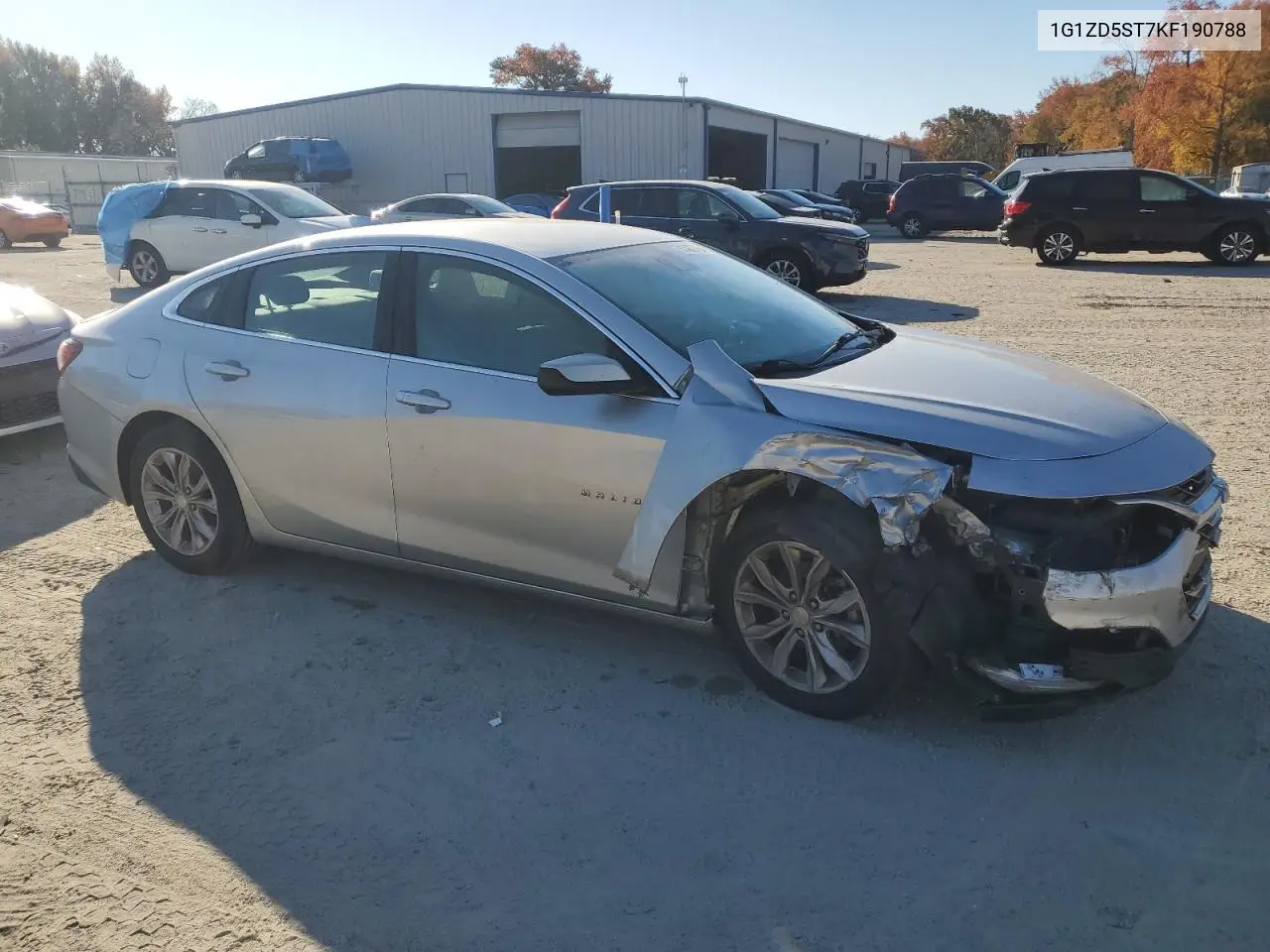 1G1ZD5ST7KF190788 2019 Chevrolet Malibu Lt