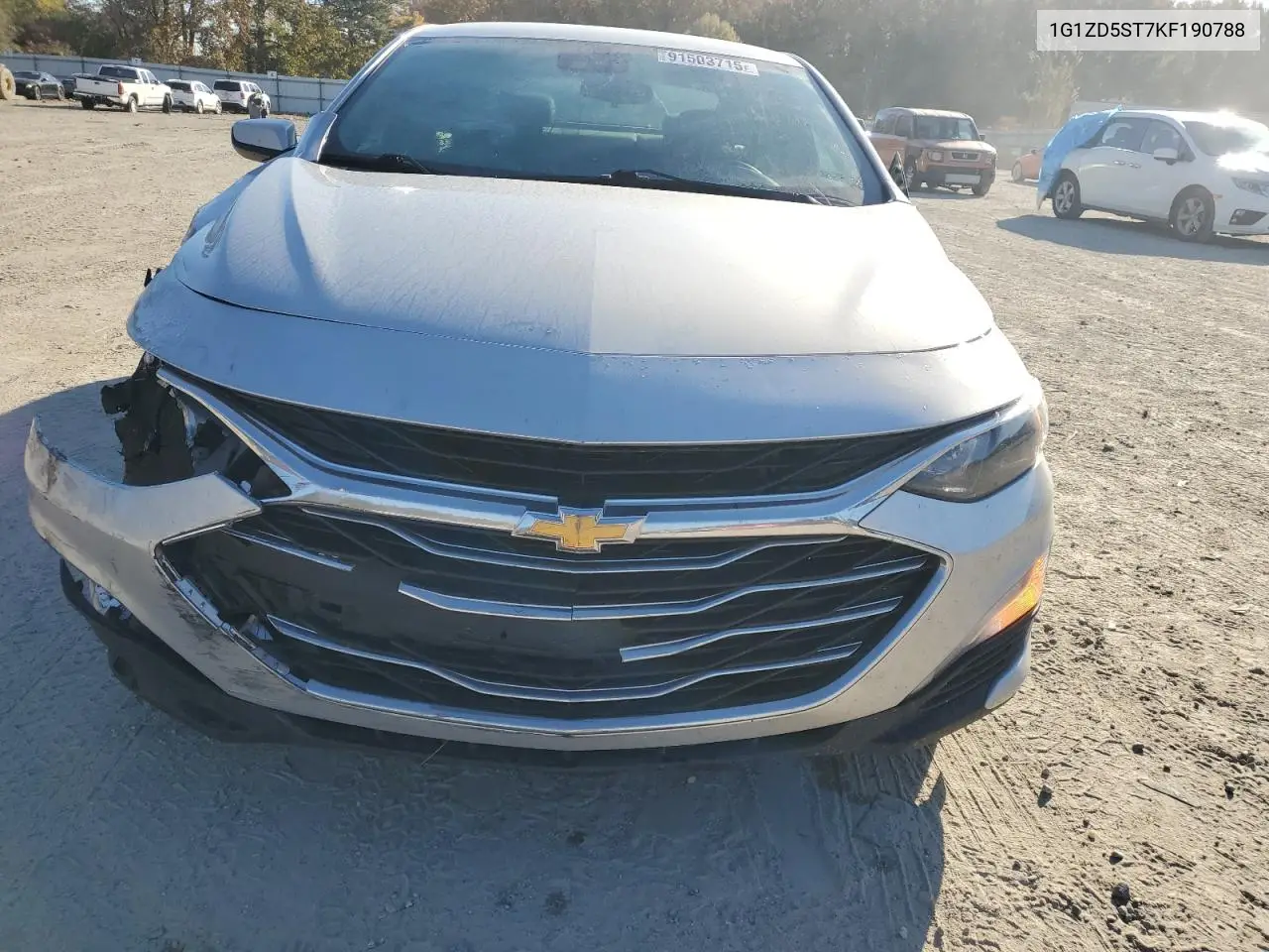 1G1ZD5ST7KF190788 2019 Chevrolet Malibu Lt