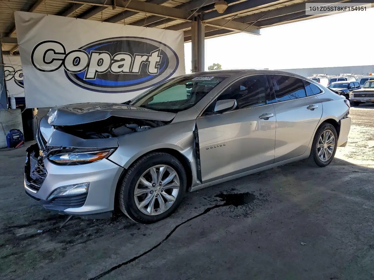1G1ZD5ST8KF154951 2019 Chevrolet Malibu Lt