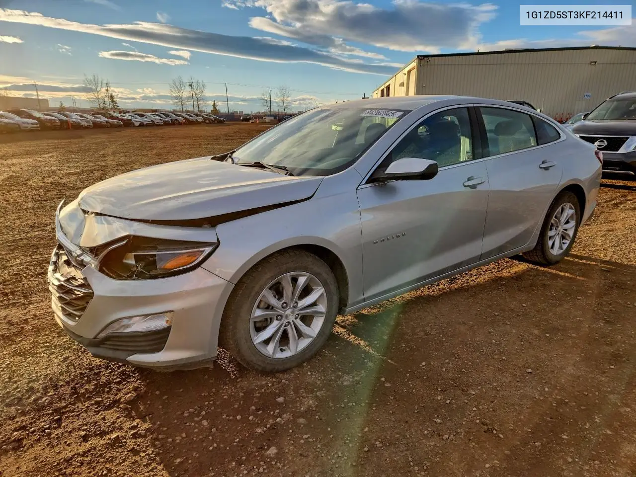 1G1ZD5ST3KF214411 2019 Chevrolet Malibu Lt