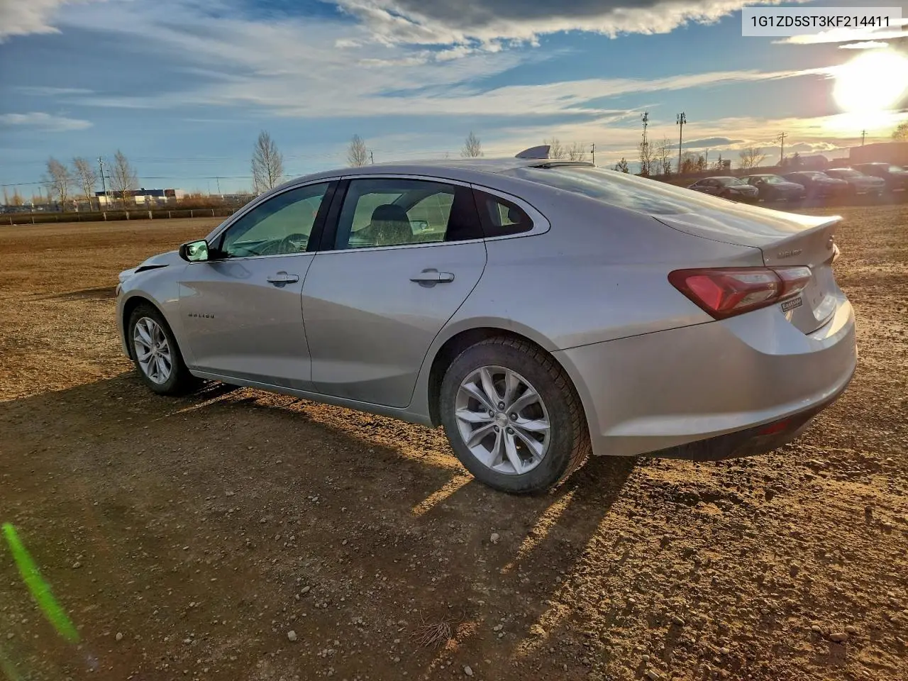1G1ZD5ST3KF214411 2019 Chevrolet Malibu Lt