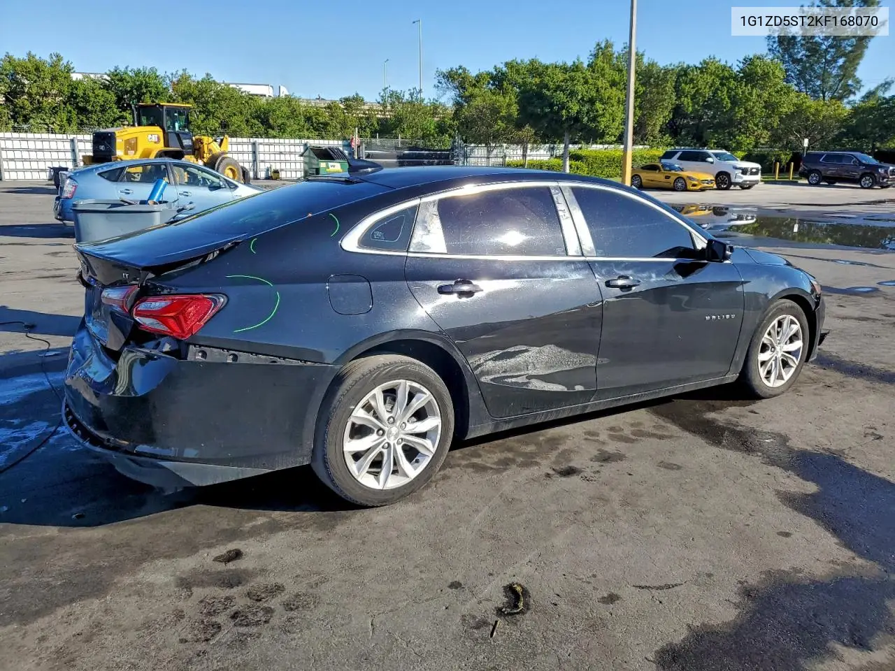 1G1ZD5ST2KF168070 2019 Chevrolet Malibu Lt