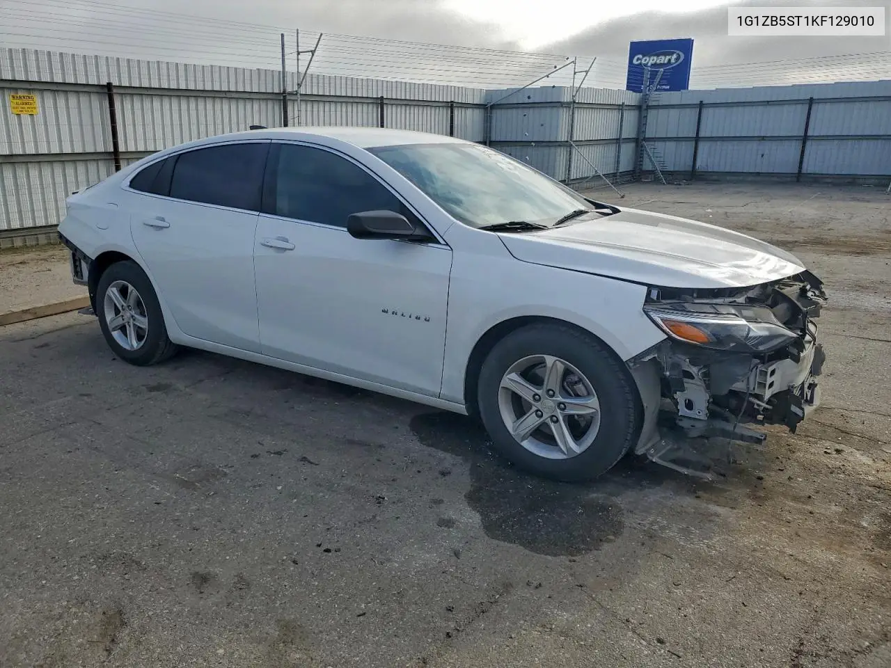 1G1ZB5ST1KF129010 2019 Chevrolet Malibu Ls