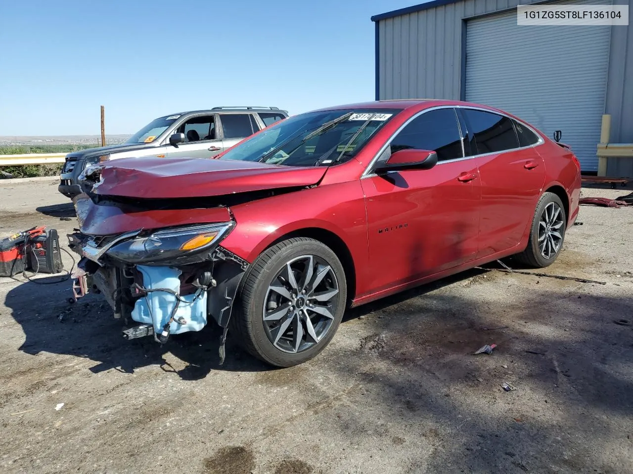 2020 Chevrolet Malibu Rs VIN: 1G1ZG5ST8LF136104 Lot: 58170104