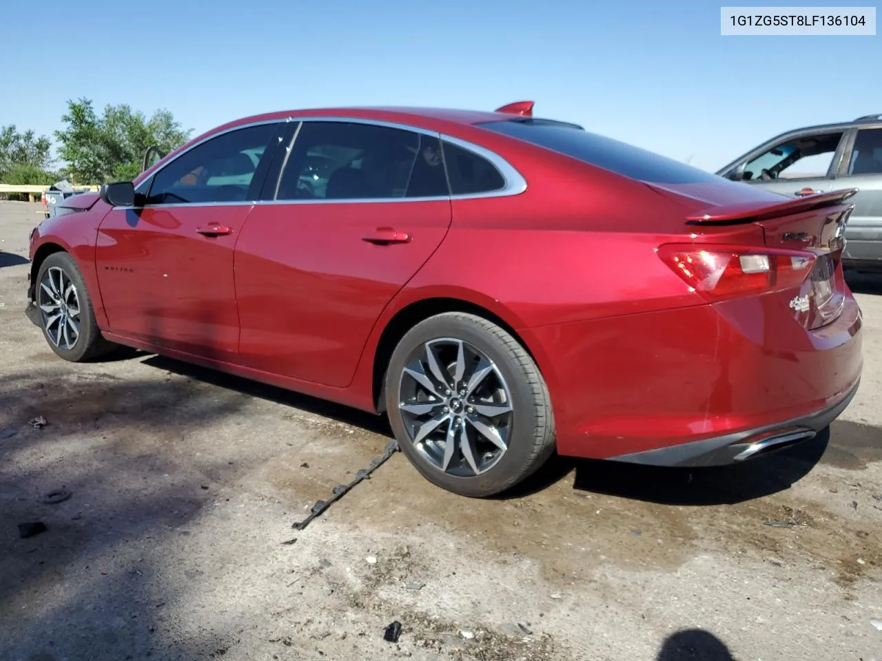 2020 Chevrolet Malibu Rs VIN: 1G1ZG5ST8LF136104 Lot: 58170104