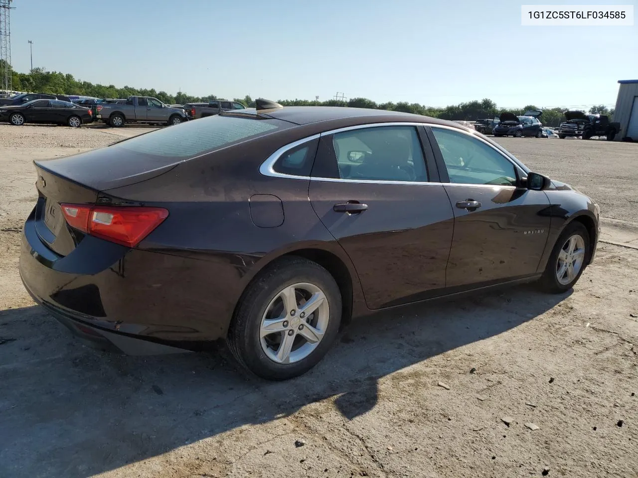 2020 Chevrolet Malibu Ls VIN: 1G1ZC5ST6LF034585 Lot: 58706404