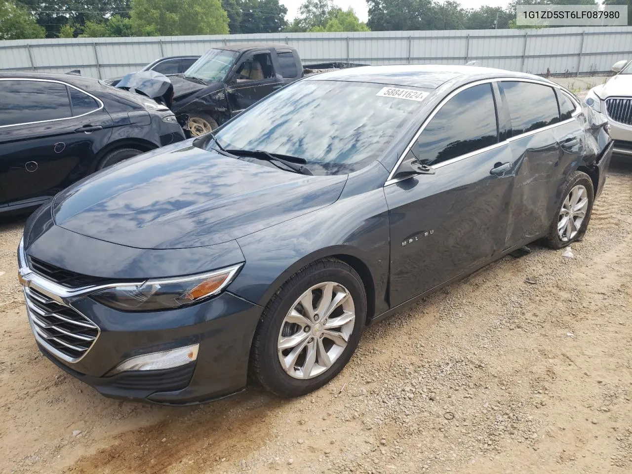 2020 Chevrolet Malibu Lt VIN: 1G1ZD5ST6LF087980 Lot: 58841624