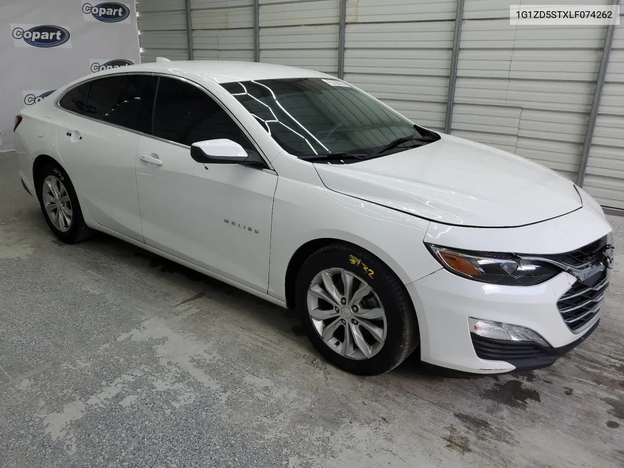 2020 Chevrolet Malibu Lt VIN: 1G1ZD5STXLF074262 Lot: 58881964