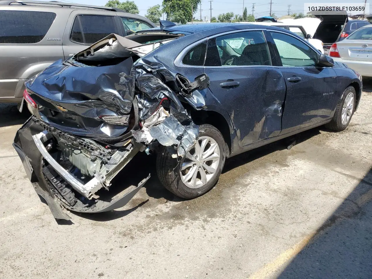 1G1ZD5ST8LF103659 2020 Chevrolet Malibu Lt