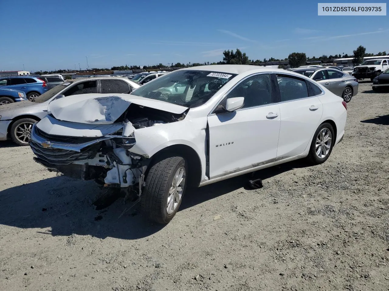 2020 Chevrolet Malibu Lt VIN: 1G1ZD5ST6LF039735 Lot: 70702064