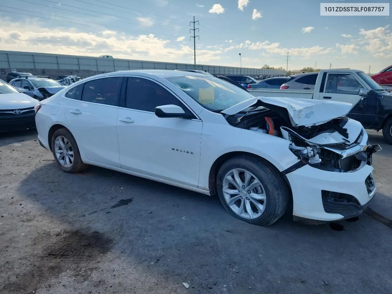 1G1ZD5ST3LF087757 2020 Chevrolet Malibu Lt