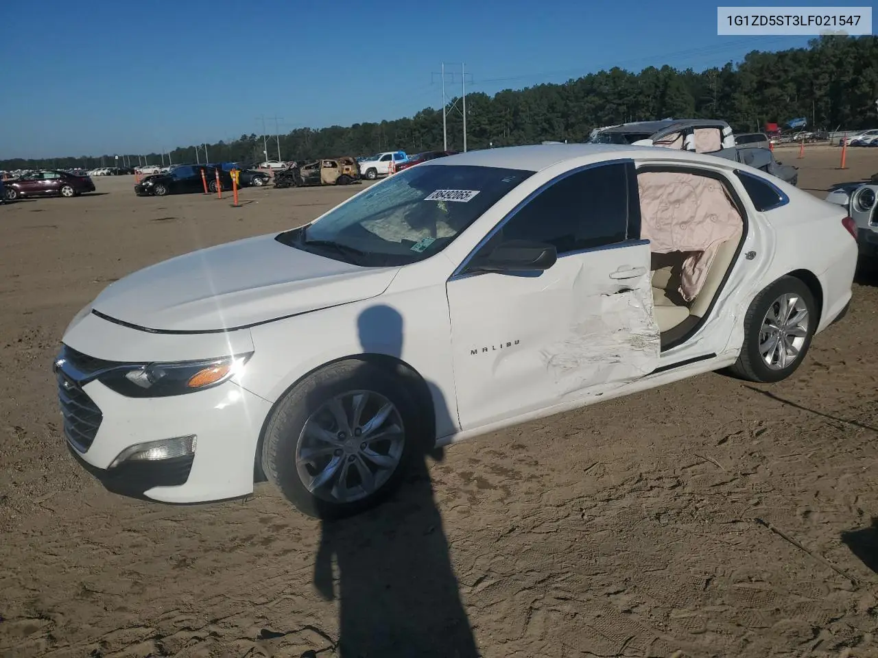 1G1ZD5ST3LF021547 2020 Chevrolet Malibu Lt