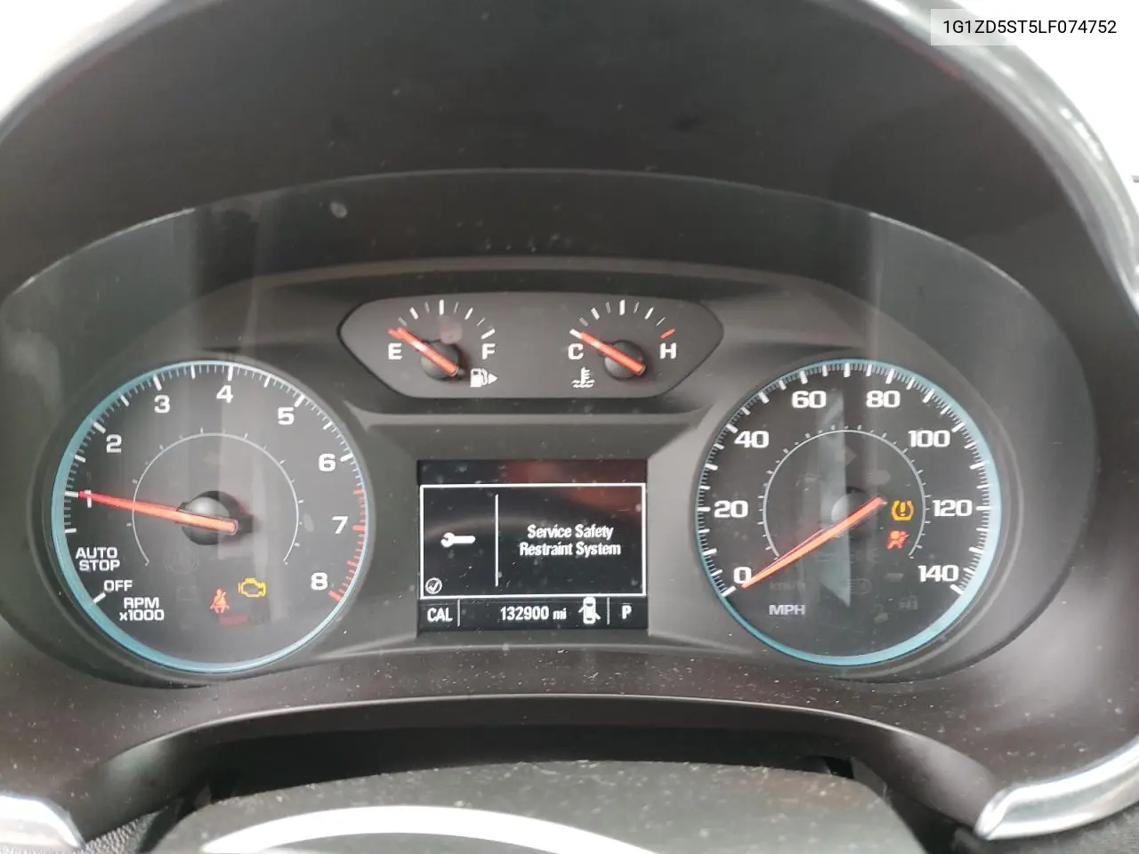 1G1ZD5ST5LF074752 2020 Chevrolet Malibu Lt