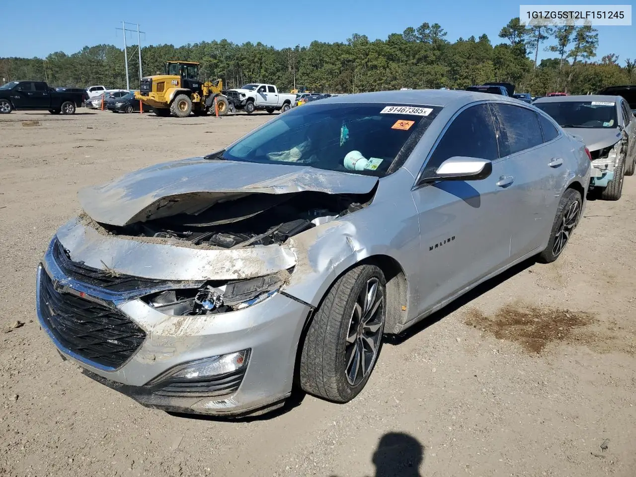 1G1ZG5ST2LF151245 2020 Chevrolet Malibu Rs