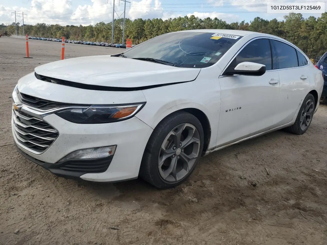 1G1ZD5ST3LF125469 2020 Chevrolet Malibu Lt