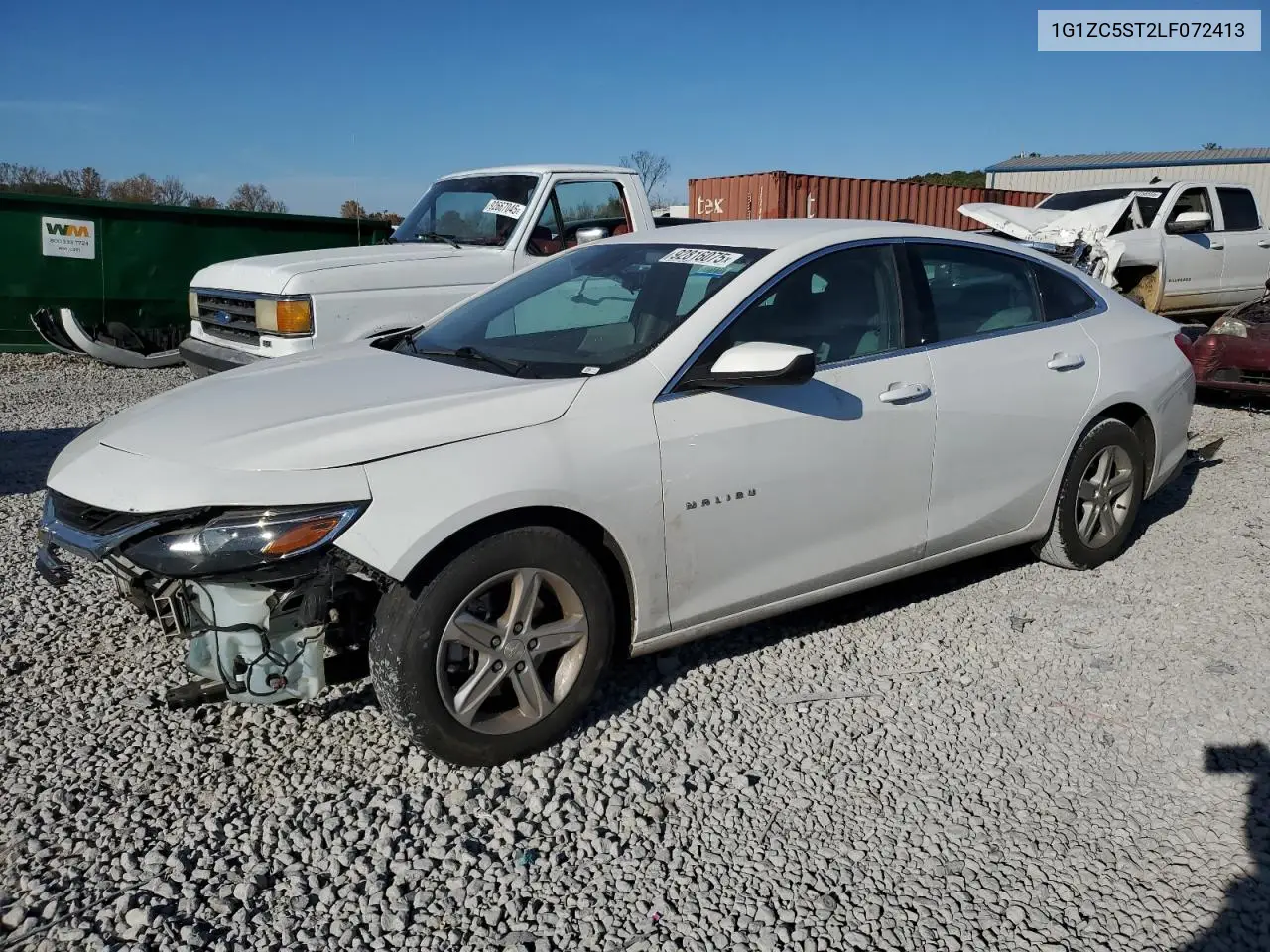 1G1ZC5ST2LF072413 2020 Chevrolet Malibu Ls