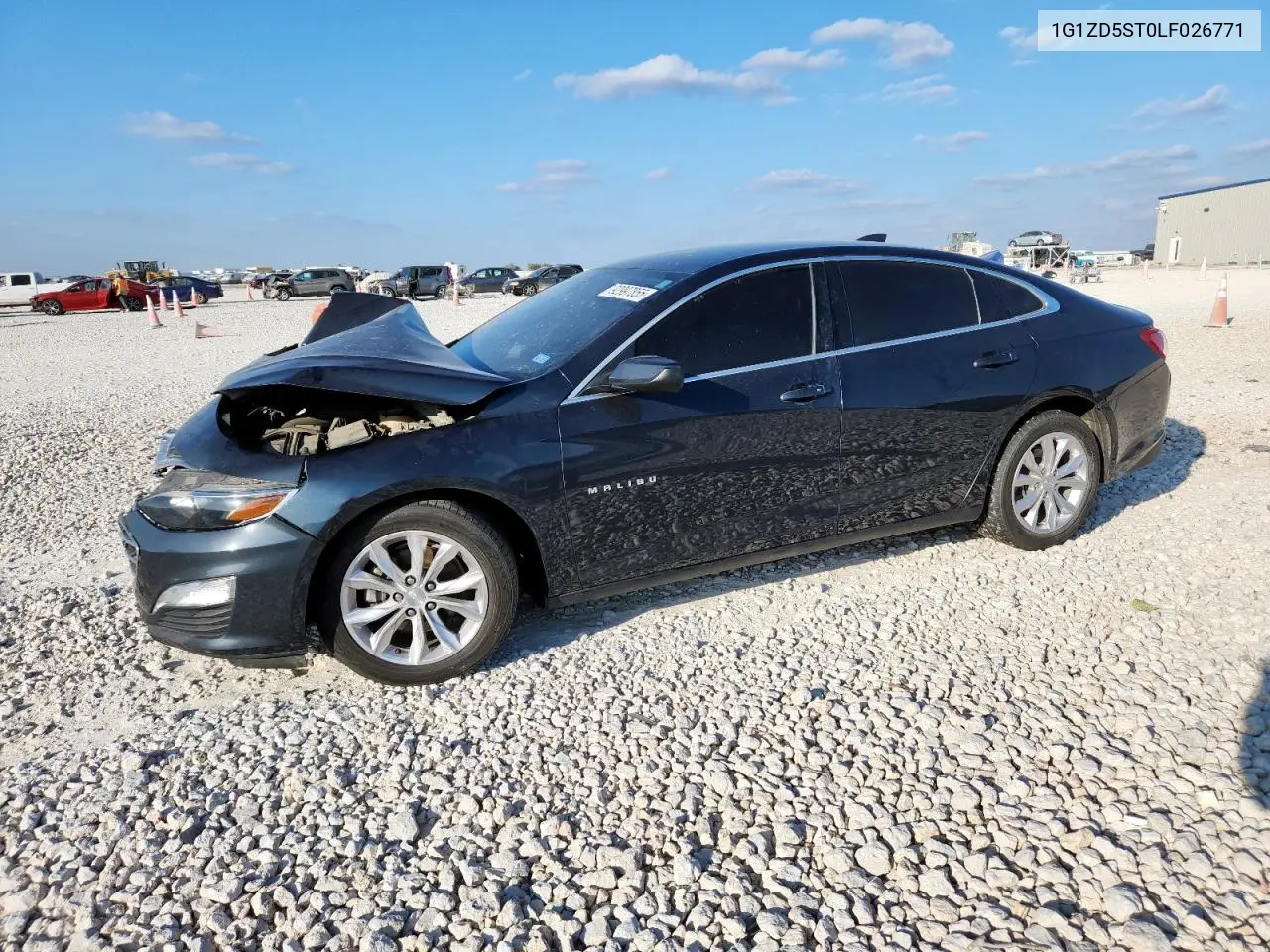 1G1ZD5ST0LF026771 2020 Chevrolet Malibu Lt