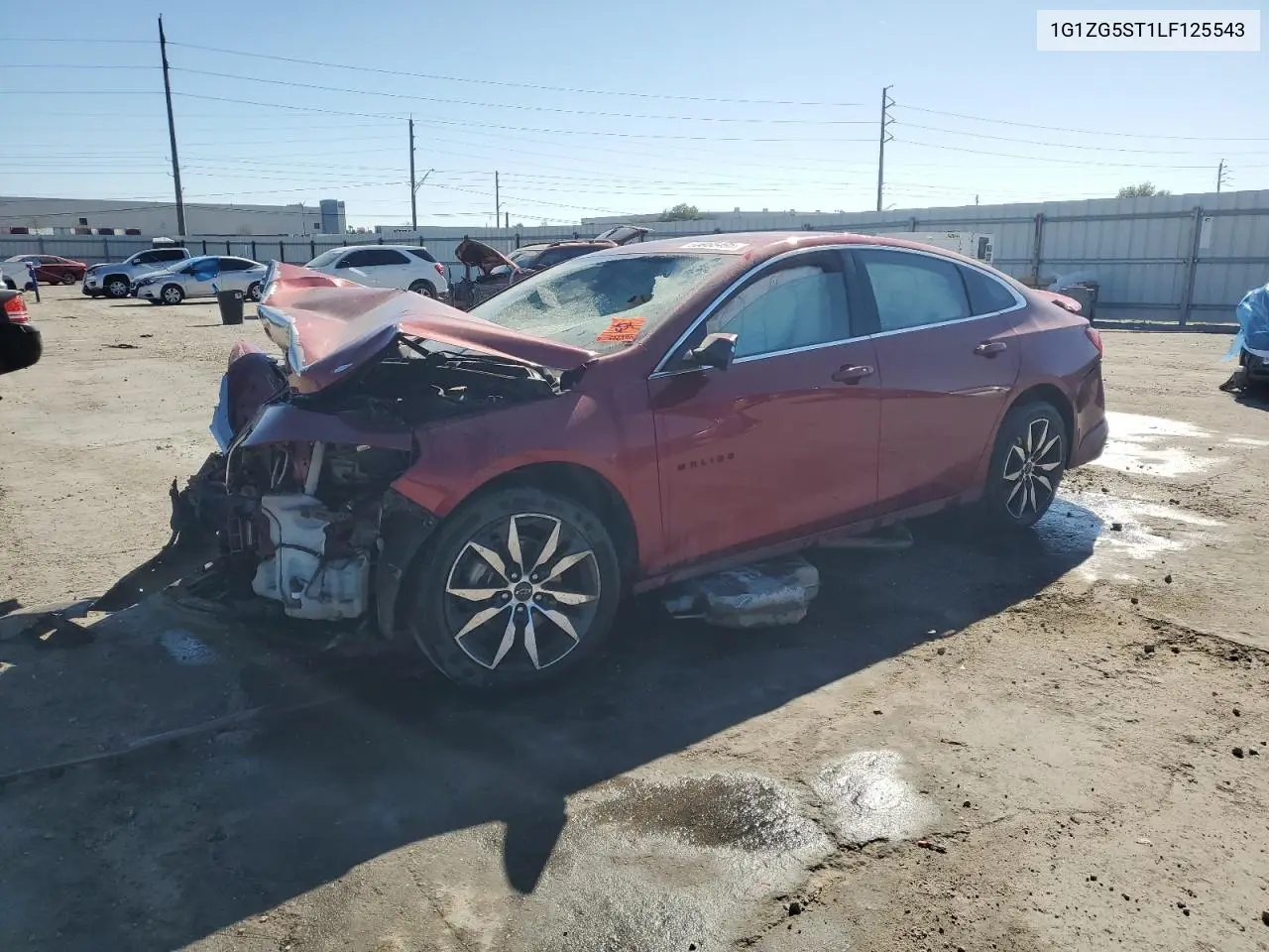 1G1ZG5ST1LF125543 2020 Chevrolet Malibu Rs