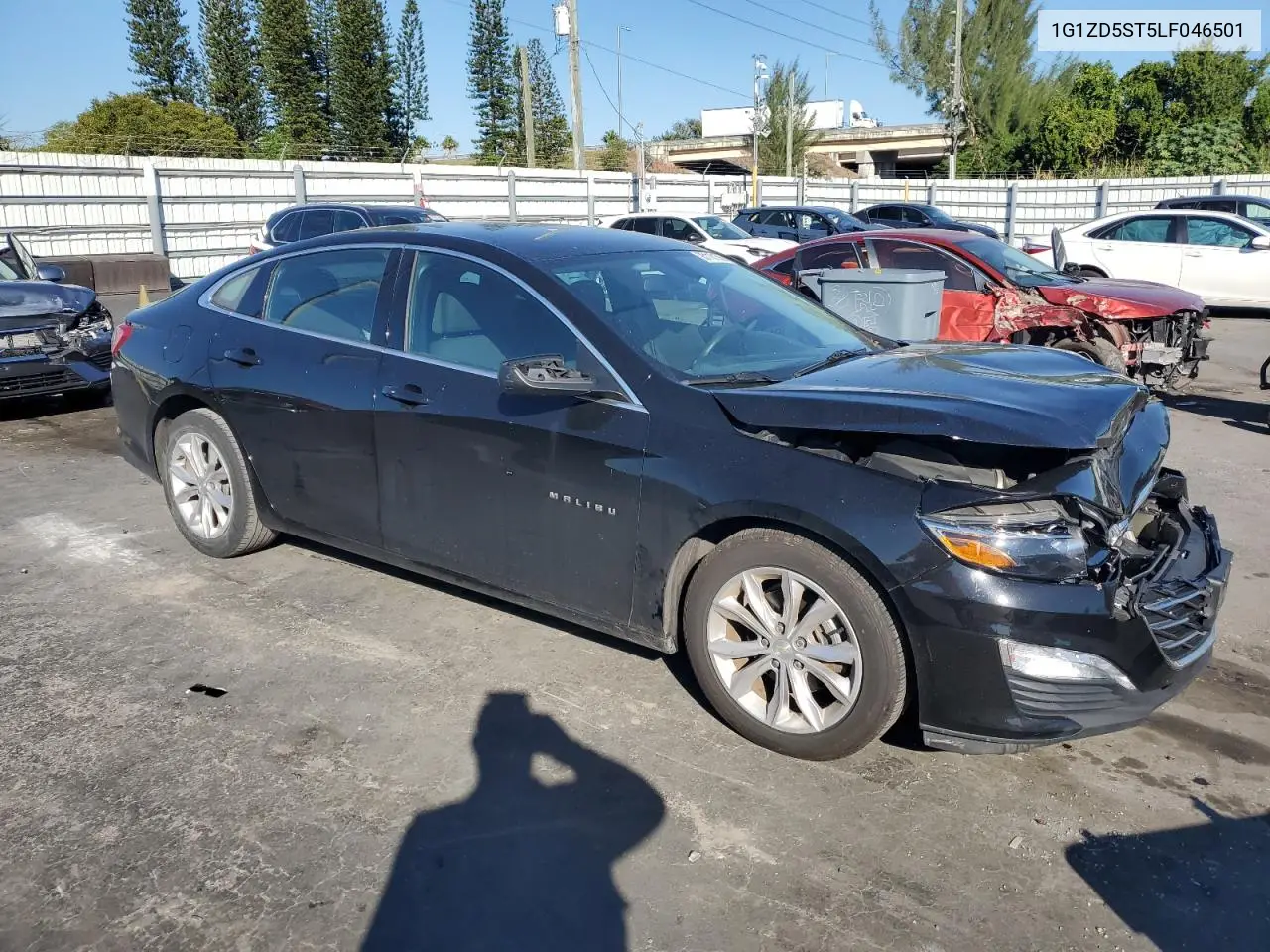 1G1ZD5ST5LF046501 2020 Chevrolet Malibu Lt