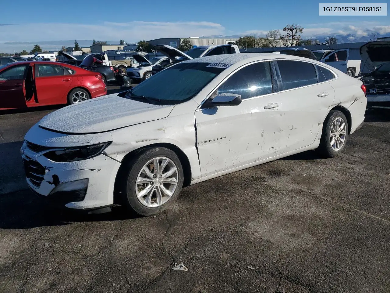 1G1ZD5ST9LF058151 2020 Chevrolet Malibu Lt