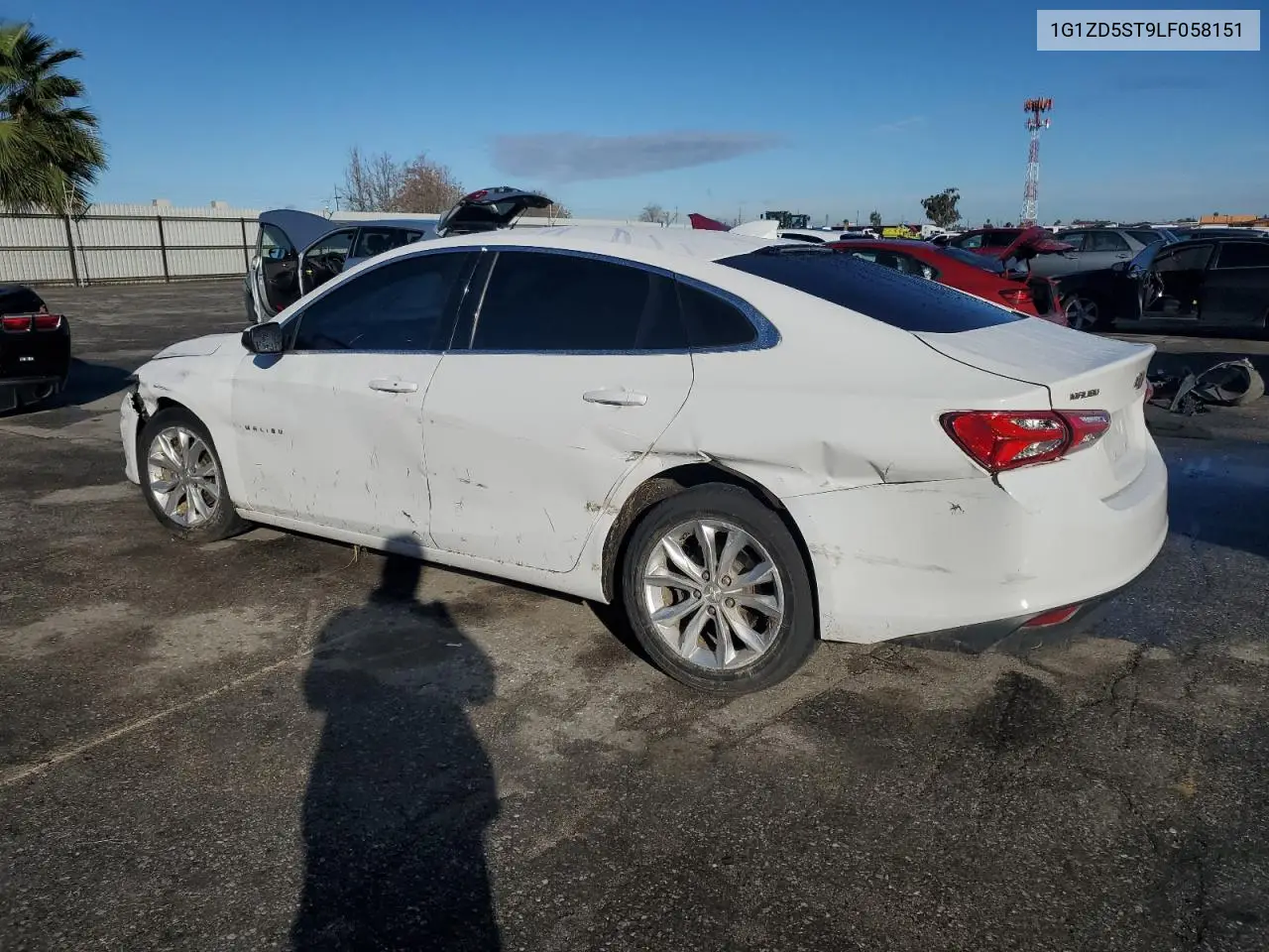 1G1ZD5ST9LF058151 2020 Chevrolet Malibu Lt