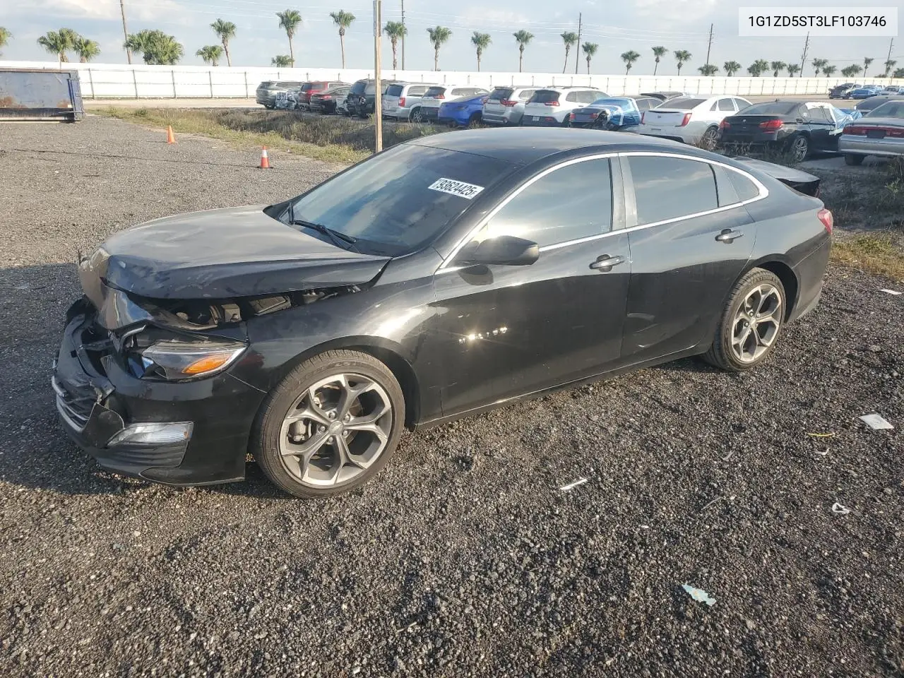 1G1ZD5ST3LF103746 2020 Chevrolet Malibu Lt