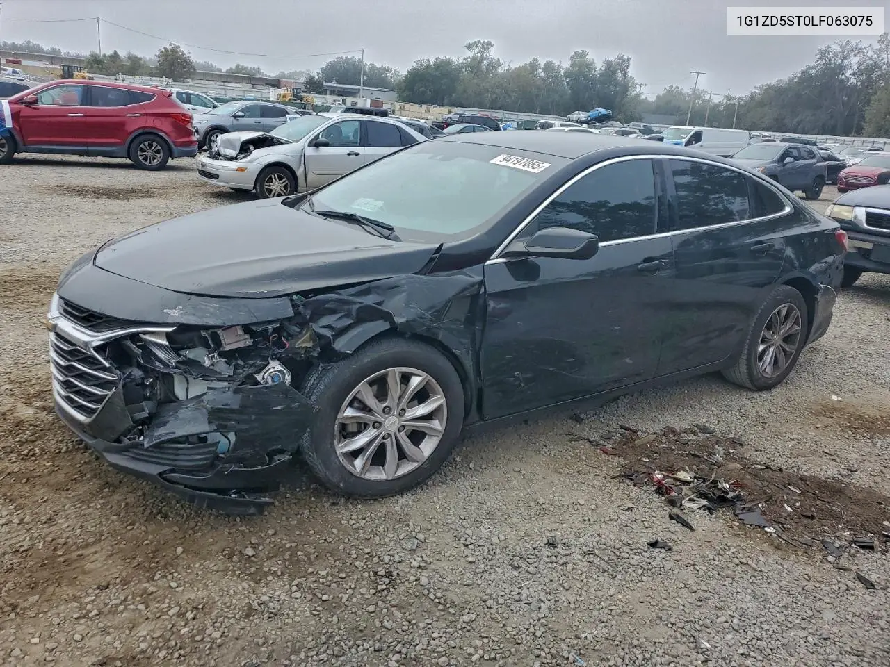 1G1ZD5ST0LF063075 2020 Chevrolet Malibu Lt