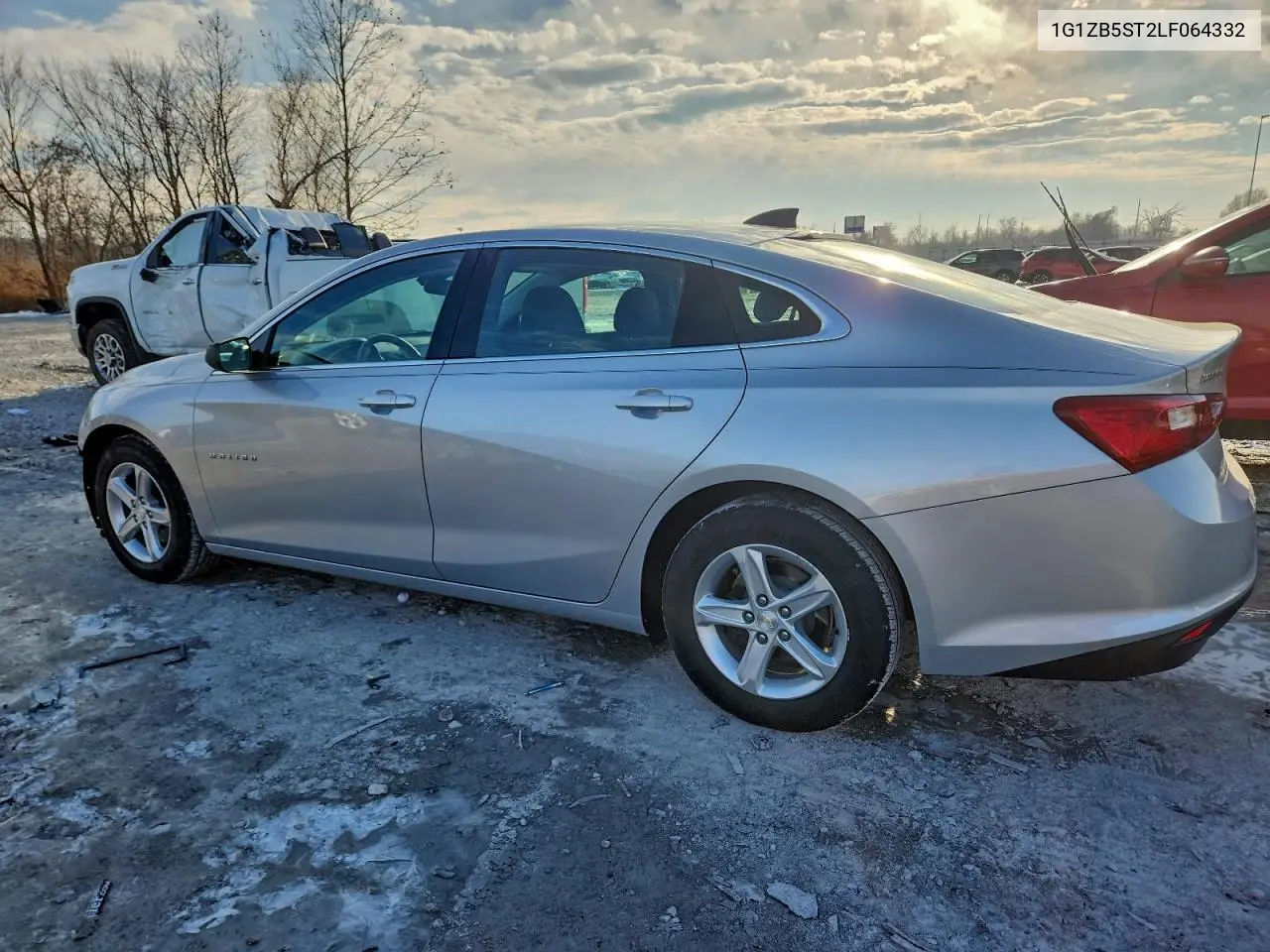 1G1ZB5ST2LF064332 2020 Chevrolet Malibu Ls