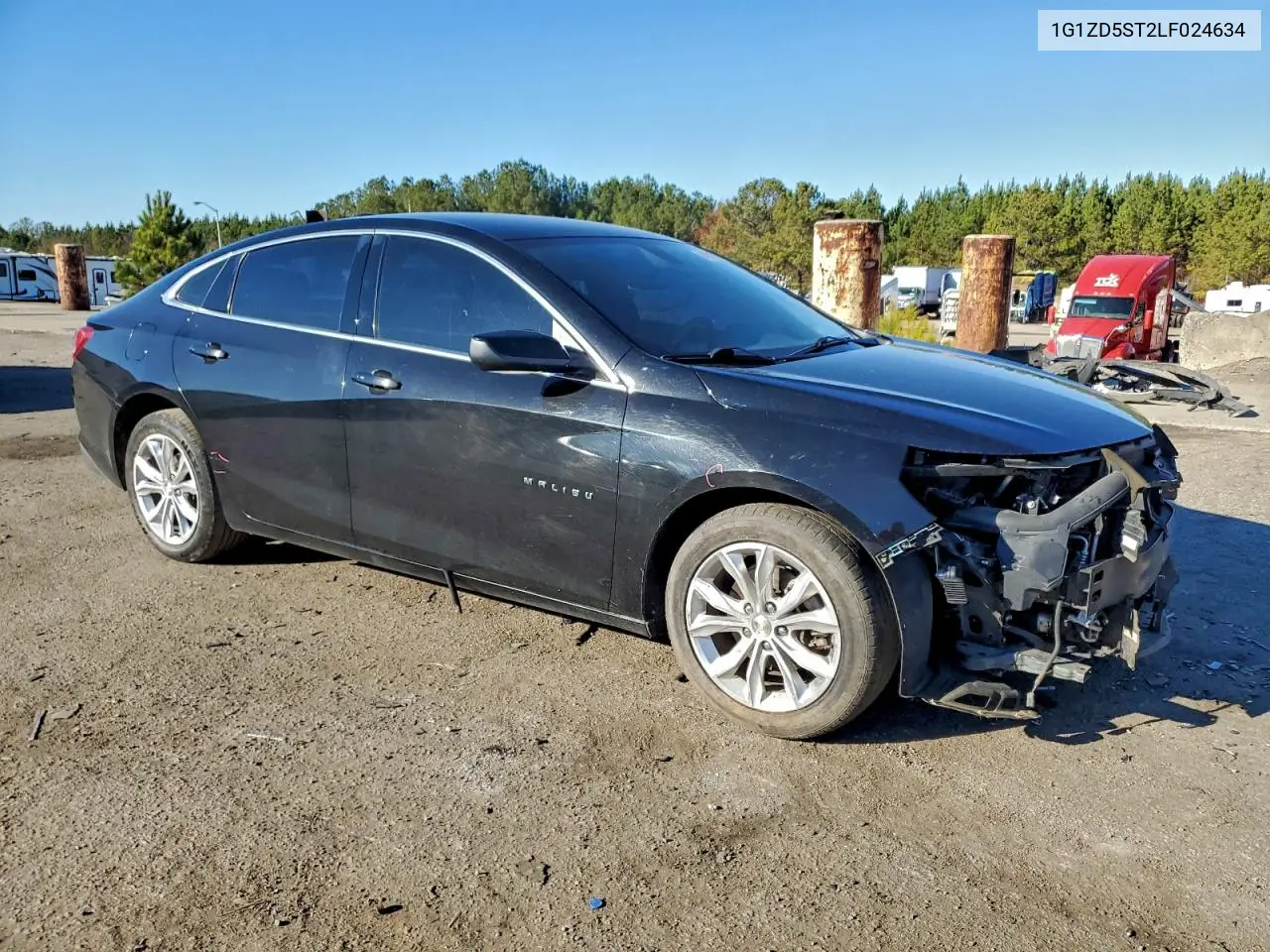 1G1ZD5ST2LF024634 2020 Chevrolet Malibu Lt