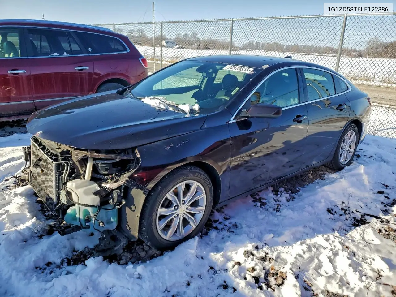 1G1ZD5ST6LF122386 2020 Chevrolet Malibu Lt
