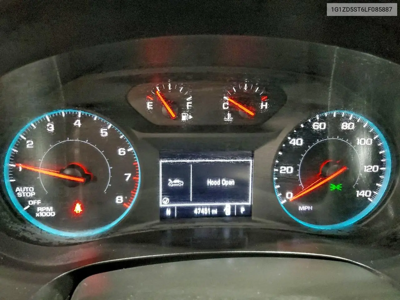1G1ZD5ST6LF085887 2020 Chevrolet Malibu Lt
