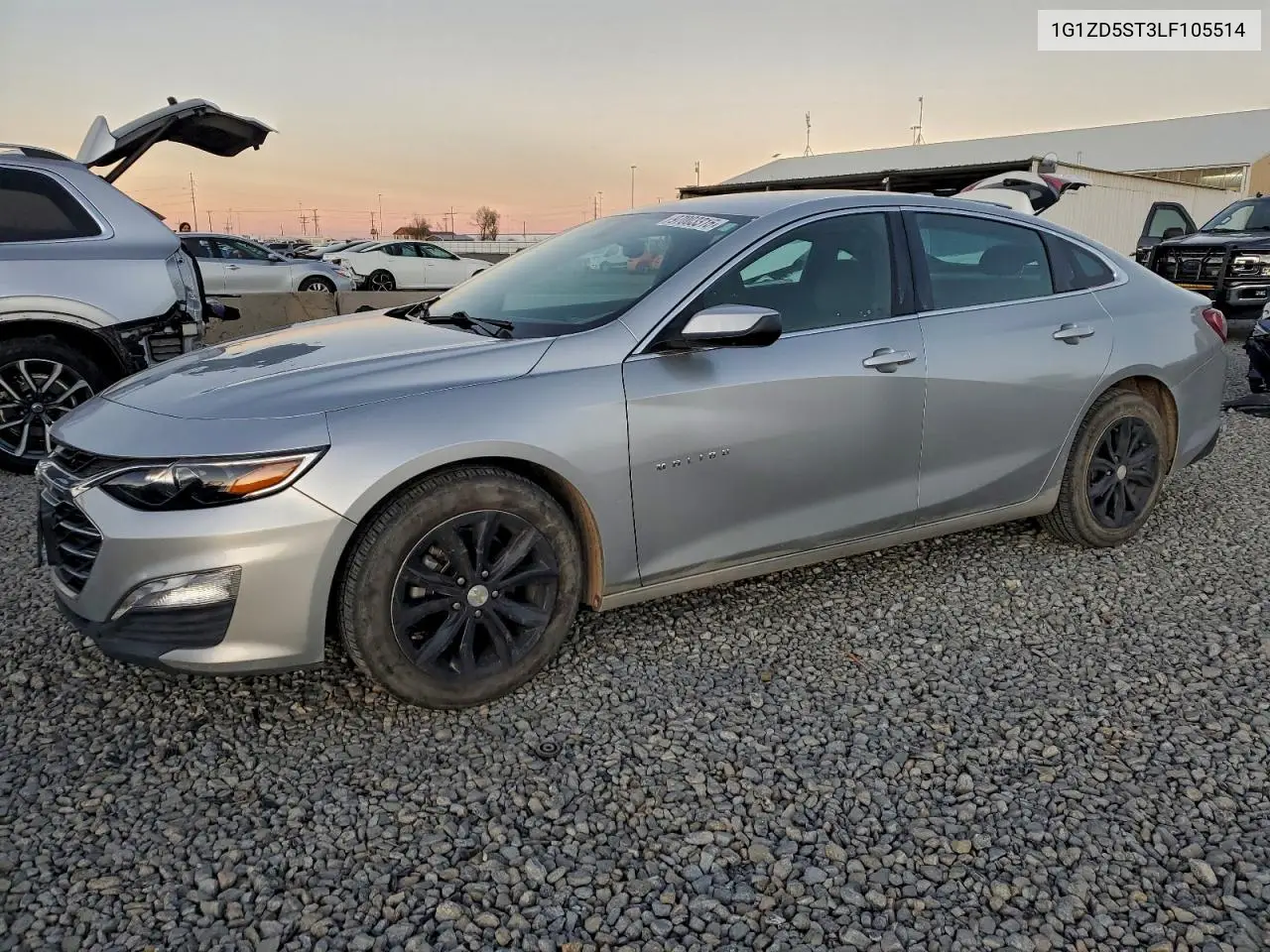 1G1ZD5ST3LF105514 2020 Chevrolet Malibu Lt