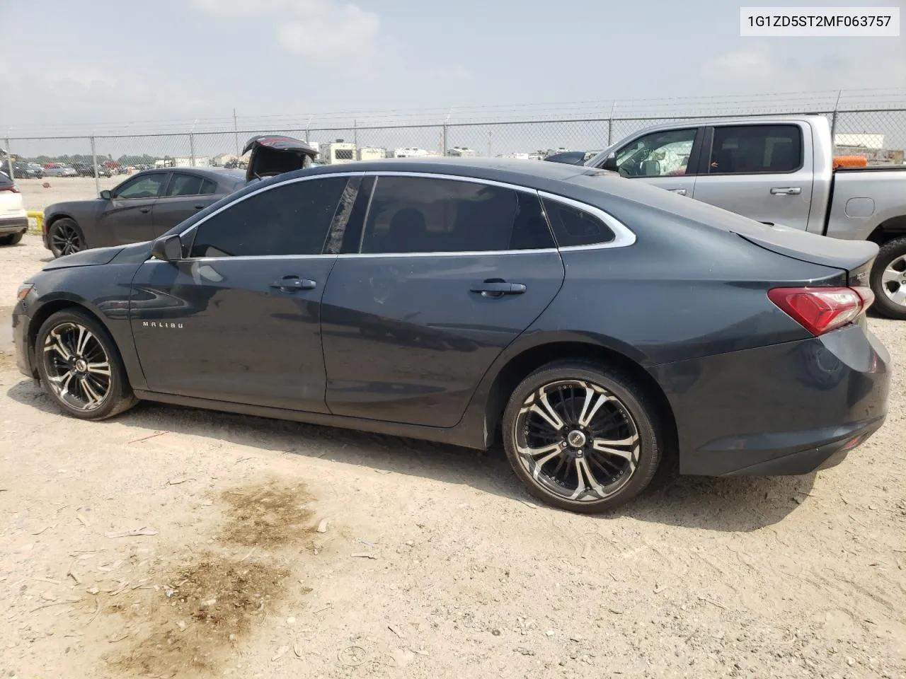 2021 Chevrolet Malibu Lt VIN: 1G1ZD5ST2MF063757 Lot: 55607384