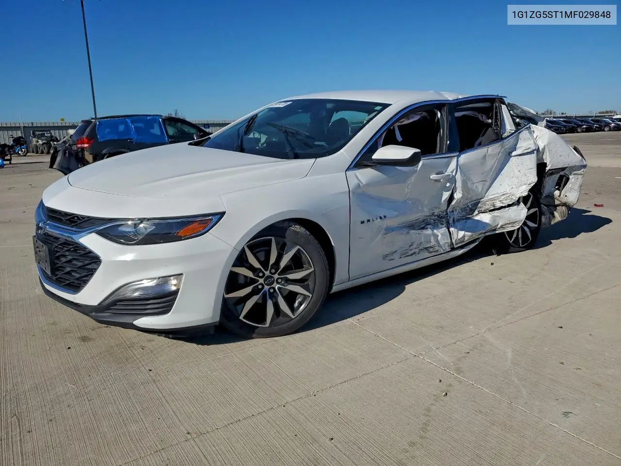 1G1ZG5ST1MF029848 2021 Chev Malibu