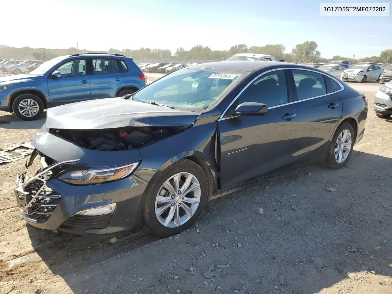 1G1ZD5ST2MF072202 2021 Chevrolet Malibu Lt