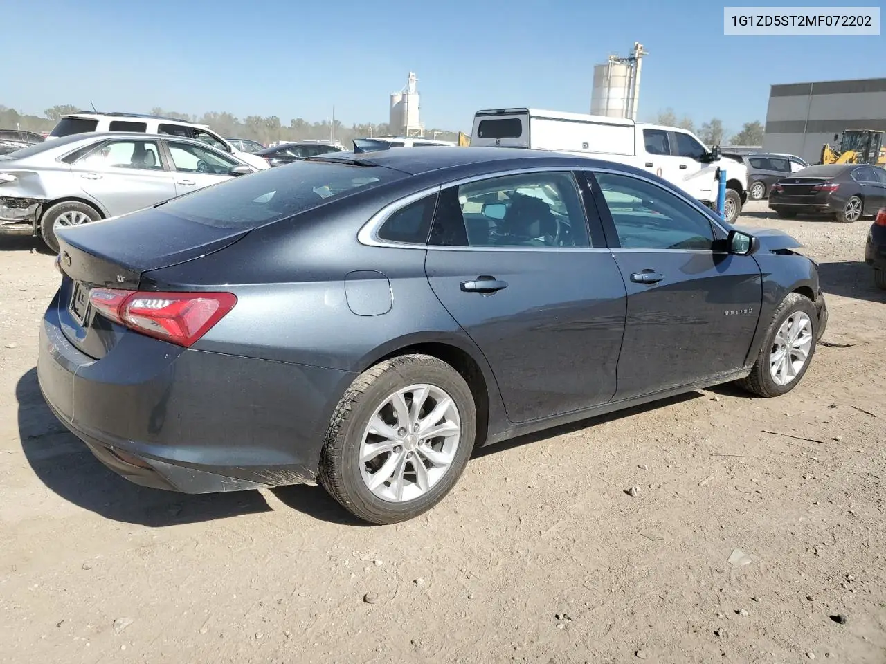 1G1ZD5ST2MF072202 2021 Chevrolet Malibu Lt