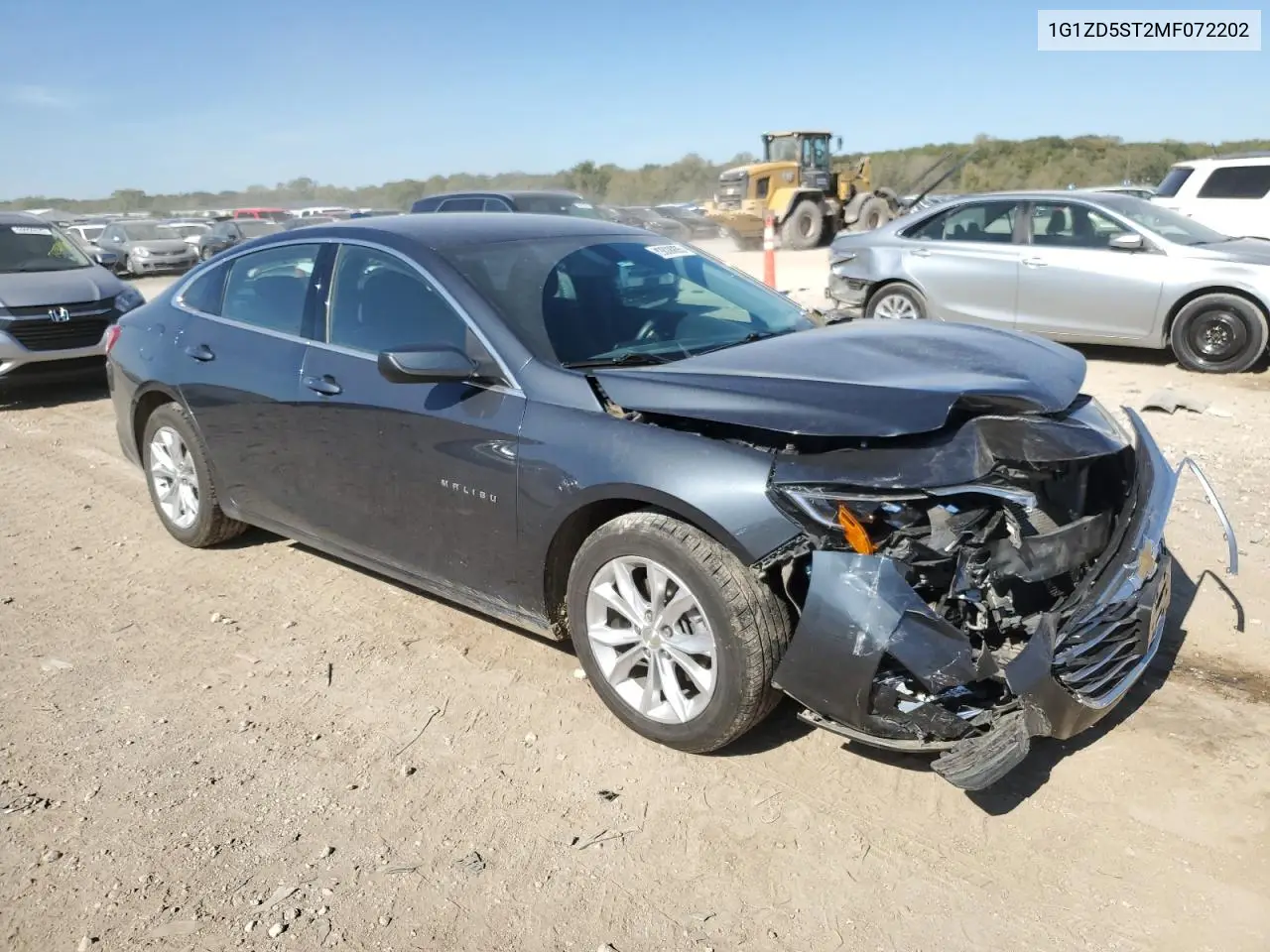 1G1ZD5ST2MF072202 2021 Chevrolet Malibu Lt