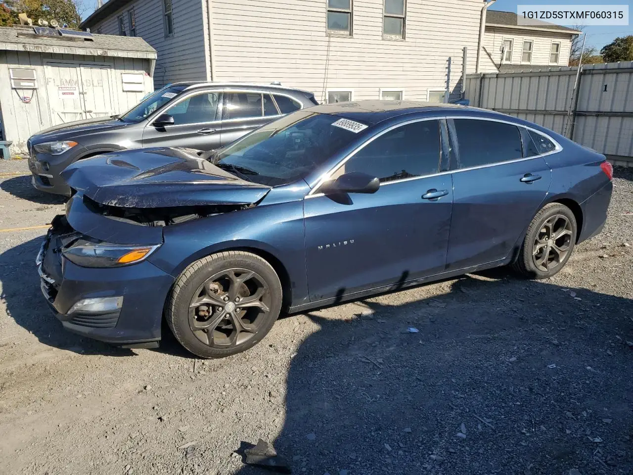 1G1ZD5STXMF060315 2021 Chevrolet Malibu Lt